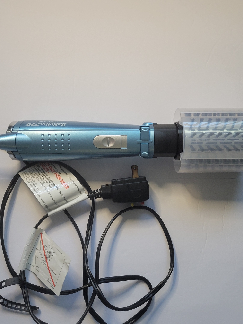 BaByliss Metallic Blue Hot Air Styling Brush